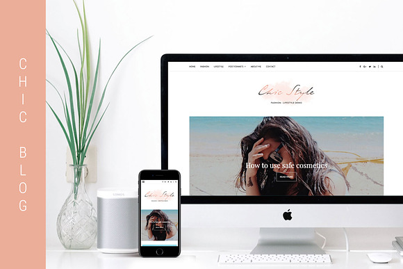  Chic Style - Minimal WordPress Blog in WordPress Blog Themes - product preview 1