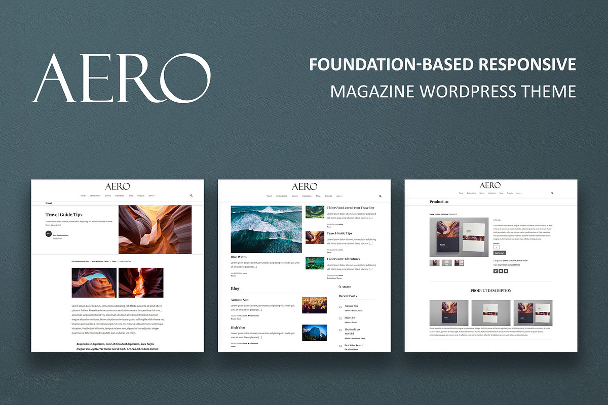 Aero - Magazine WordPress Theme in WordPress Magazine Themes - product preview 8
