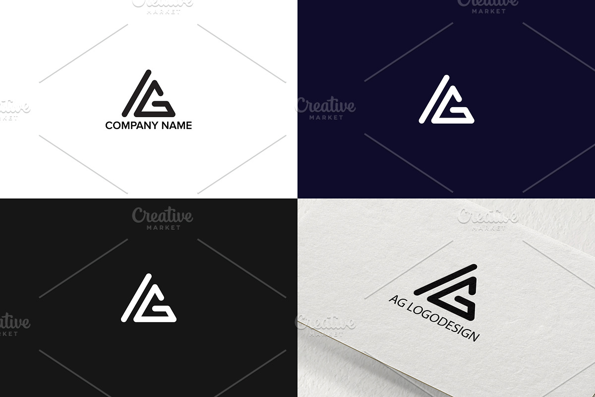 Letter A logo design in Logo Templates - product preview 8
