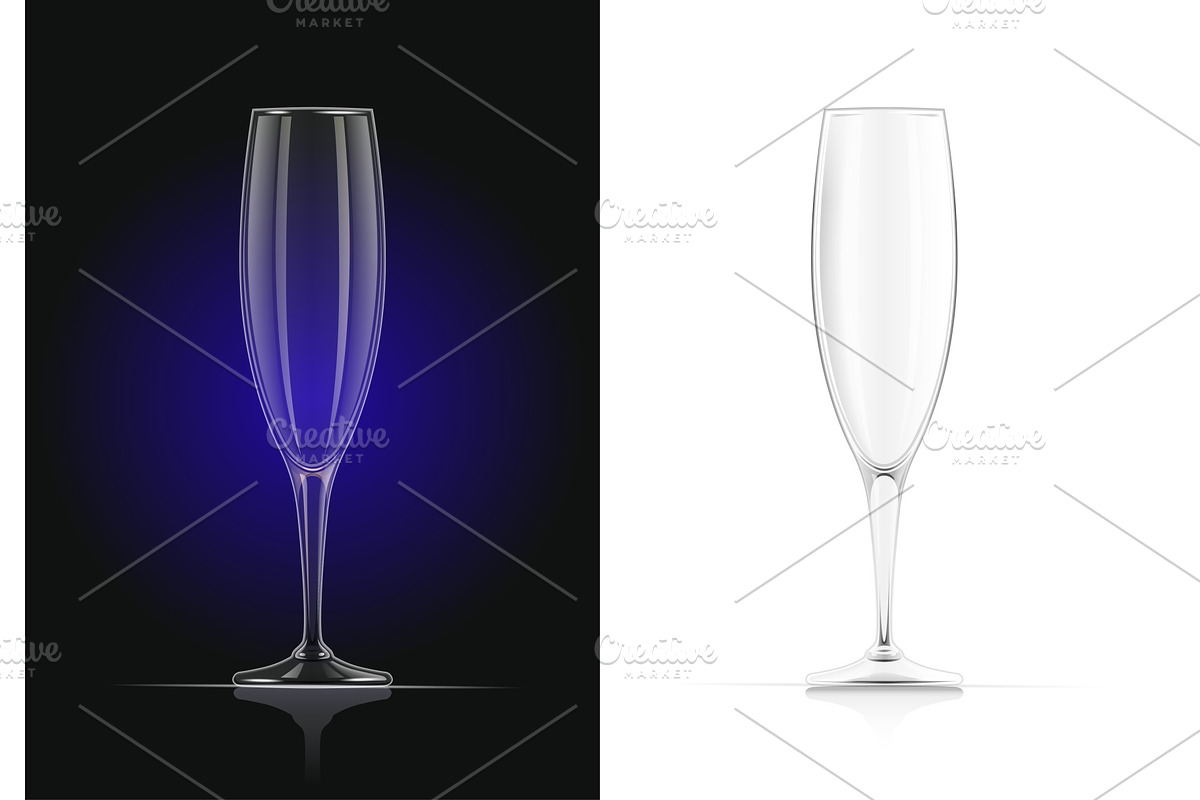 Champagne glass. in Illustrations - product preview 8