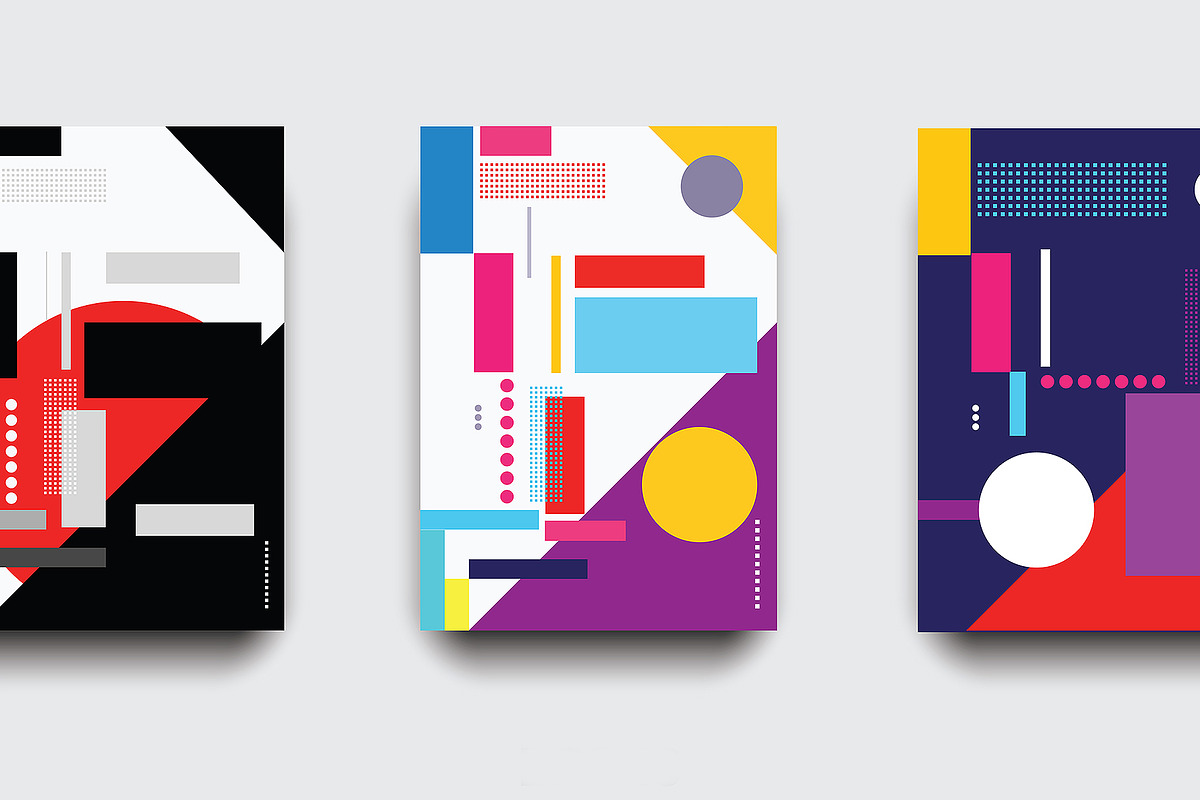 Posters geometric vector in Illustrations - product preview 8