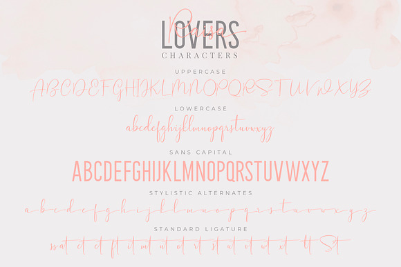 Raisa Lovers Font Duo in Script Fonts - product preview 7