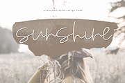 Sunshine - A Handwritten Script Font