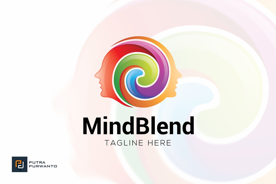 Mind Blend - Logo Template in Logo Templates - product preview 8