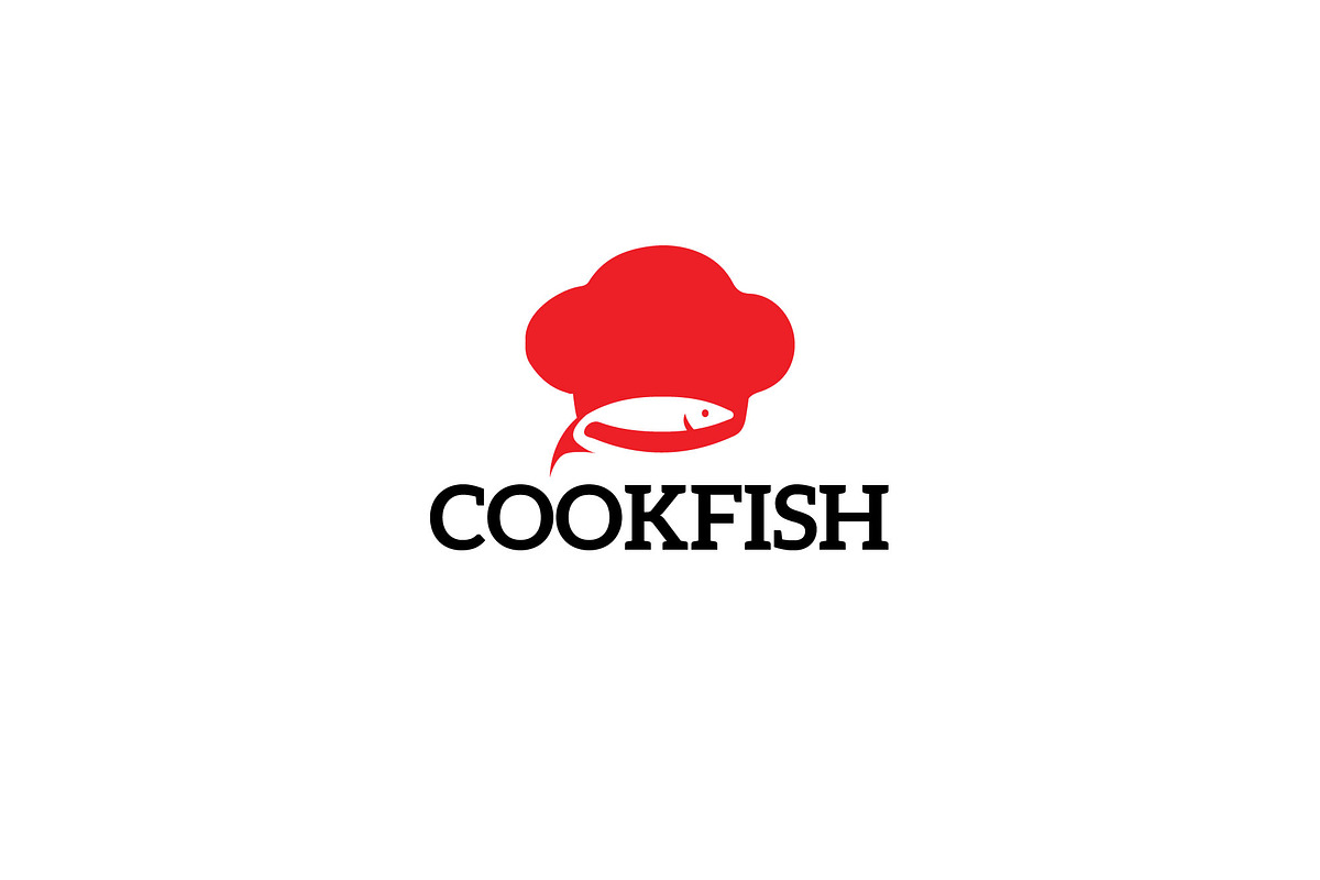 Cook Fish Logo in Logo Templates - product preview 8