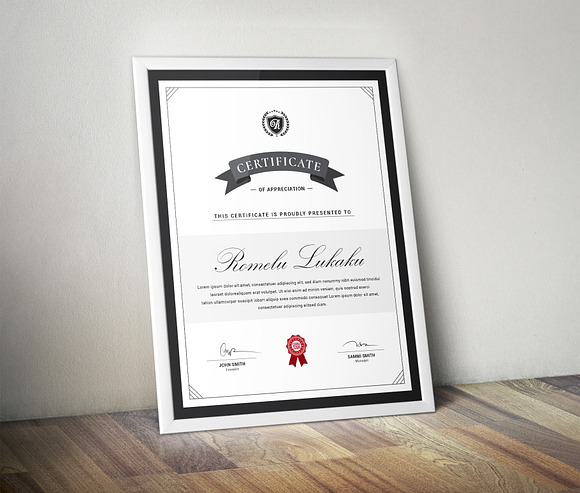 Certificate in Stationery Templates - product preview 3
