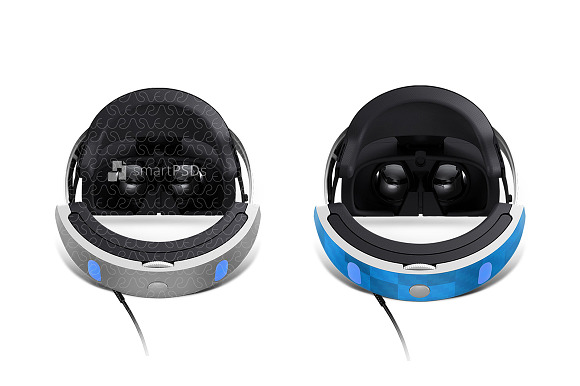 Sony PS VR 2016 with Accessories in Product Mockups - product preview 1