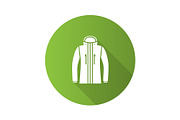 Ski jacket icon