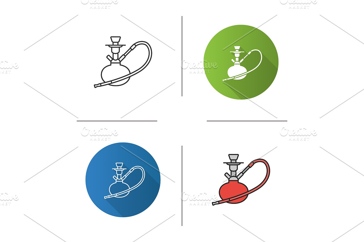 Hookah icon in Graphics - product preview 8