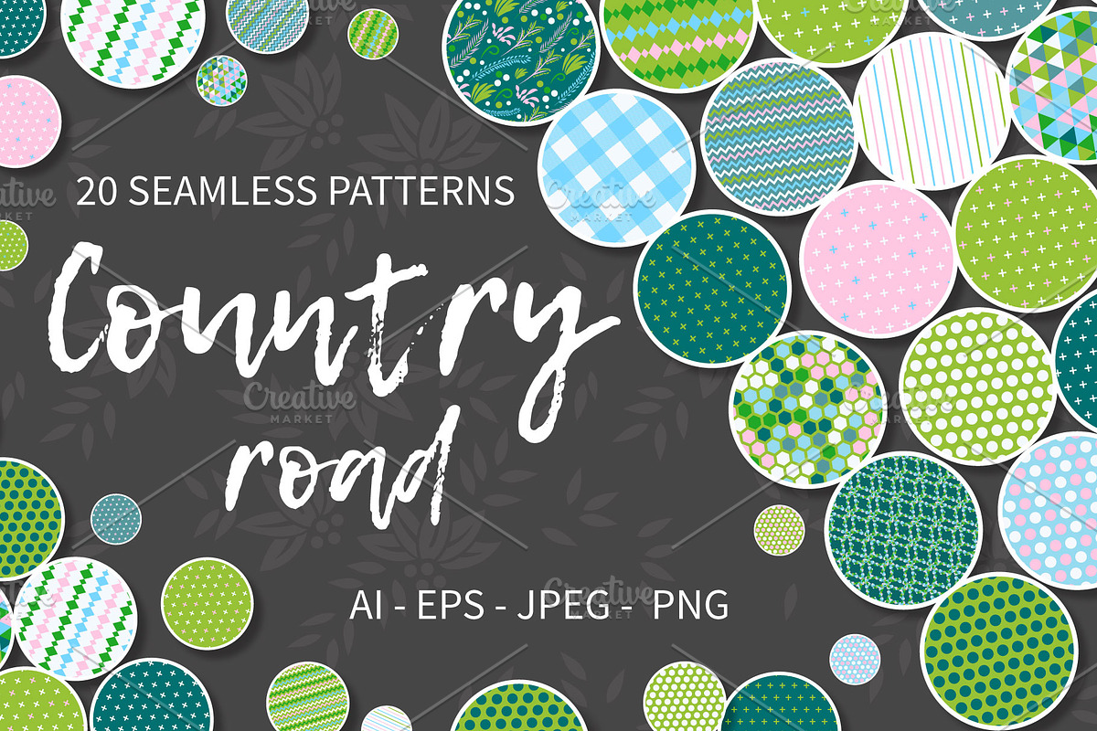 COUNTRY ROAD Pattern collection in Patterns - product preview 8