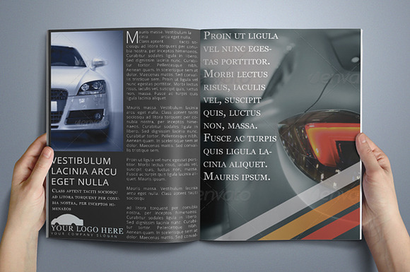 Automobile Brochure Template in Brochure Templates - product preview 2