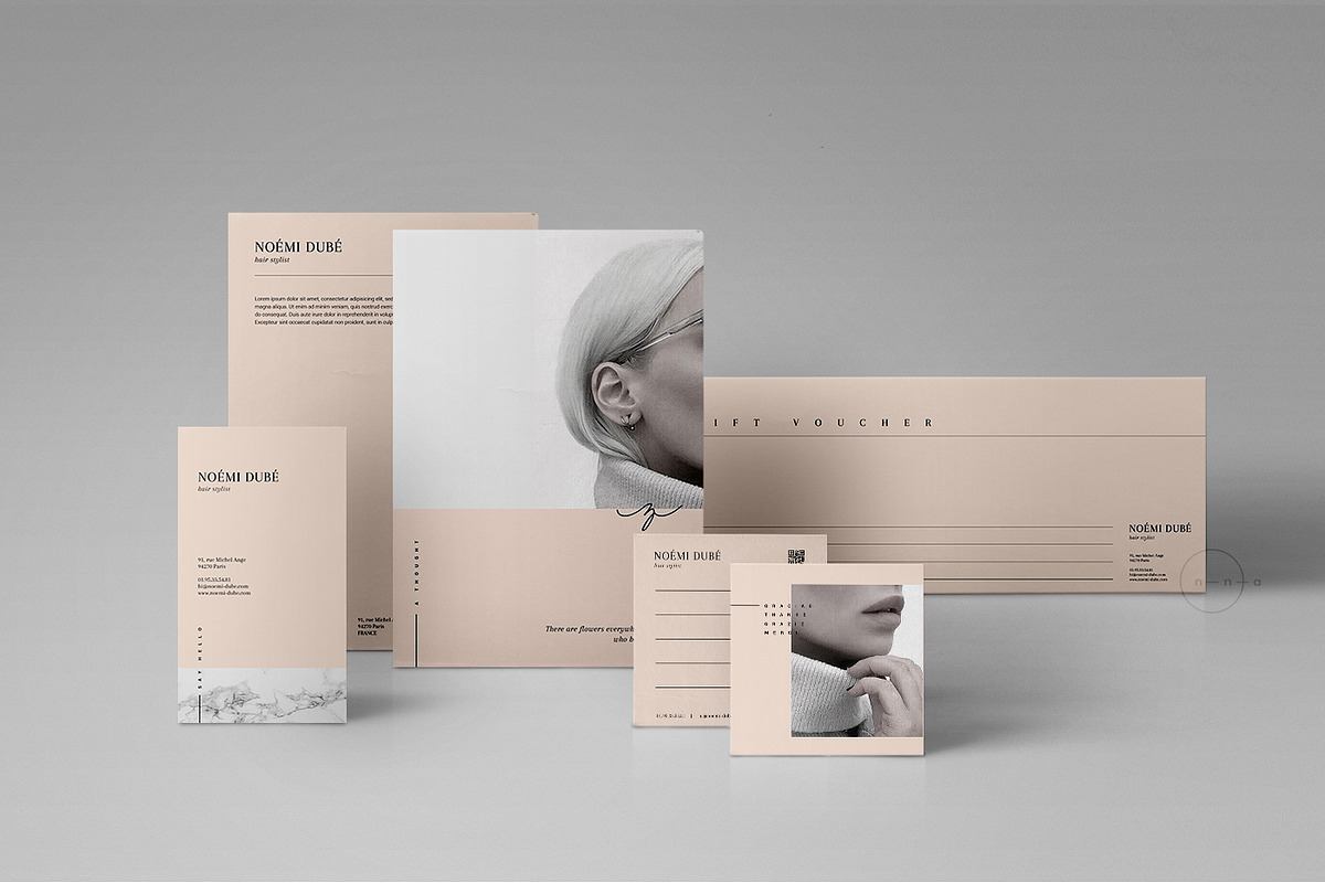 Brand Stationery Pack • Noémi in Branding Mockups - product preview 8