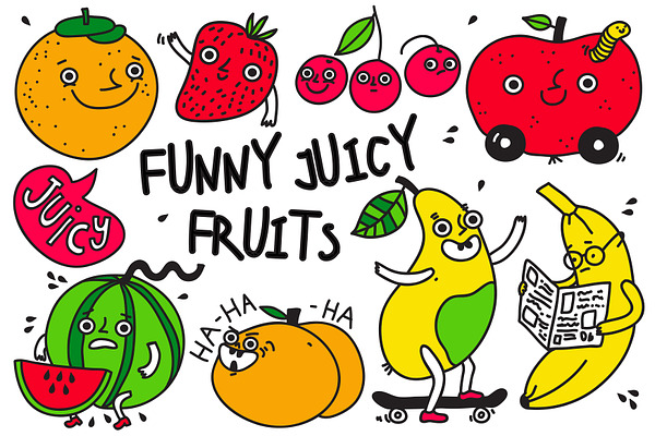 Funny Juicy Fruits