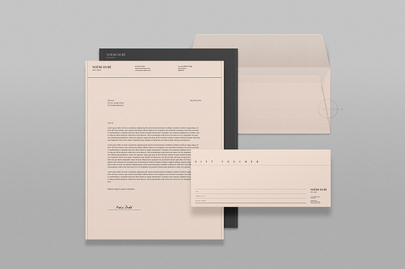 Brand Stationery Pack • Noémi in Branding Mockups - product preview 5
