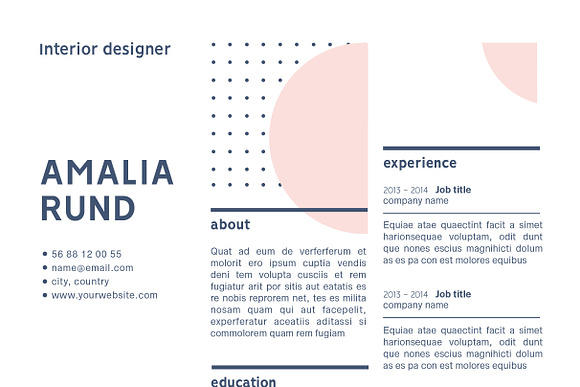 Dots in Resume Templates - product preview 4