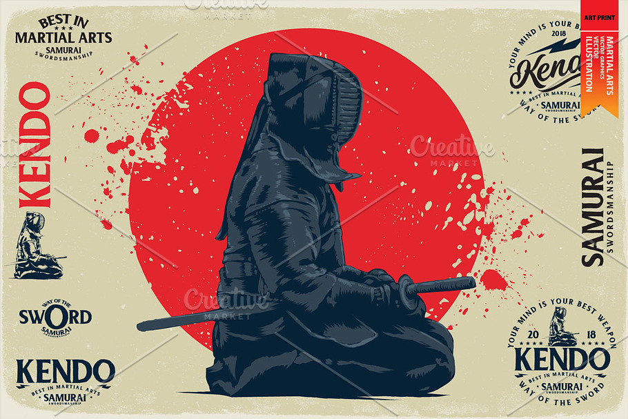 KENDO in Illustrations - product preview 8