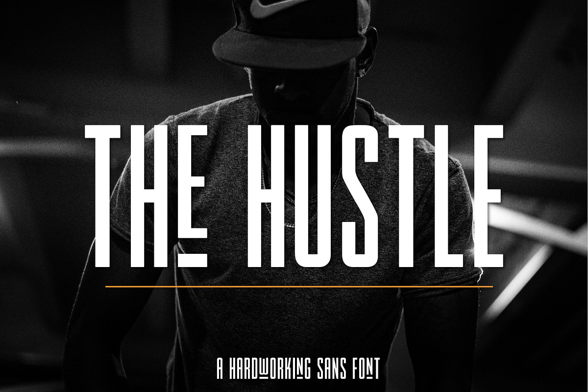The Hustle Font in Display Fonts - product preview 8