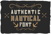 Nautical font + bonus label
