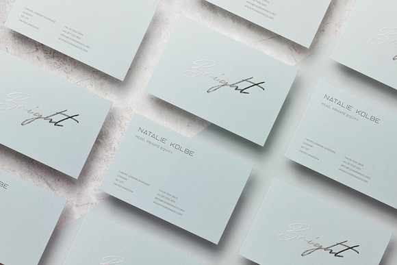Business card Template & Mock-up in Business Card Templates - product preview 1