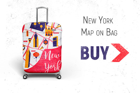 Vector Ilustration New York map in Illustrations - product preview 2