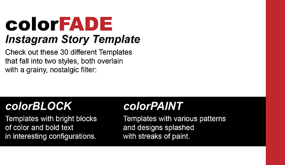 colorFADE Instagram Story Template in Instagram Templates - product preview 3