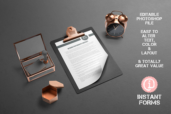 Photography Forms and Contracts in Stationery Templates - product preview 1
