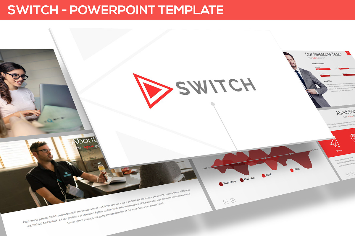 SWITCH - POWERPOINT TEMPLATE in PowerPoint Templates - product preview 8