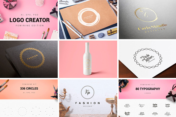 ALL IN ONE LOGO BUNDLE in Logo Templates - product preview 5