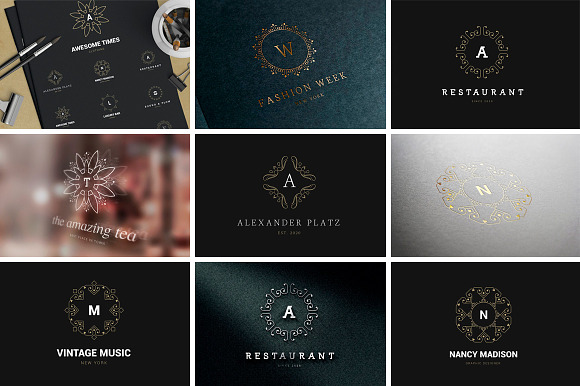 ALL IN ONE LOGO BUNDLE in Logo Templates - product preview 6