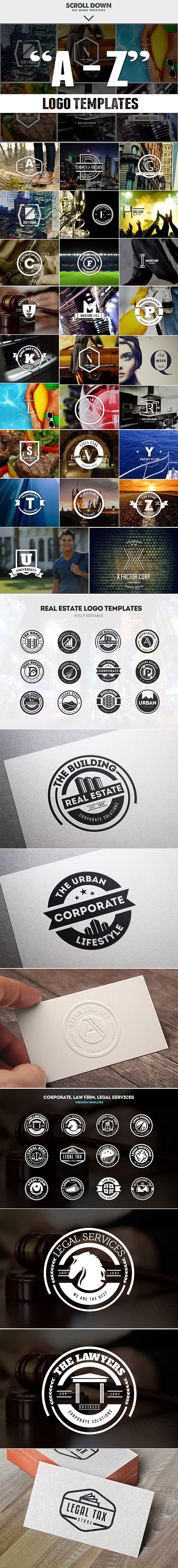 ALL IN ONE LOGO BUNDLE in Logo Templates - product preview 16