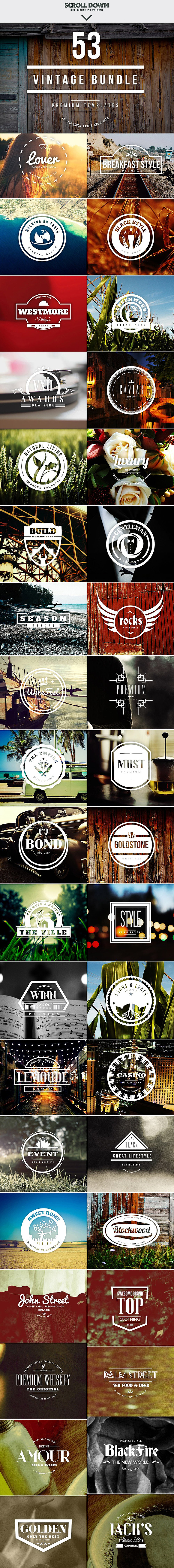 ALL IN ONE LOGO BUNDLE in Logo Templates - product preview 31