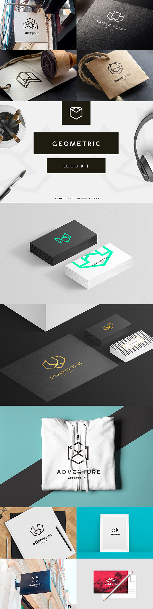 ALL IN ONE LOGO BUNDLE in Logo Templates - product preview 36