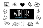 Winter Wishes - A Doodles Font