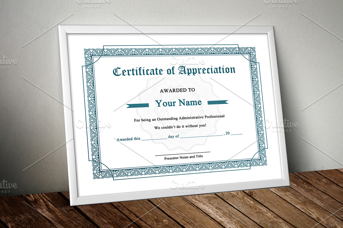 Multipurpose Certificate - V06 in Stationery Templates - product preview 8