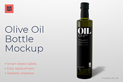 Olive oil - Bottle mockup