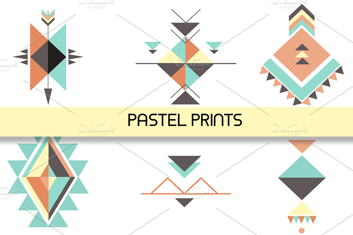 Pastel Aztec Patterns and Prints in Patterns - product preview 8