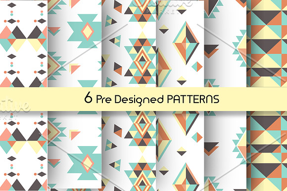 Pastel Aztec Patterns and Prints in Patterns - product preview 2
