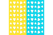 Popcorn popping pattern background