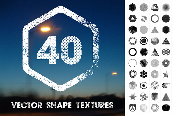 40 Vector Shape Textures in Textures - product preview 4