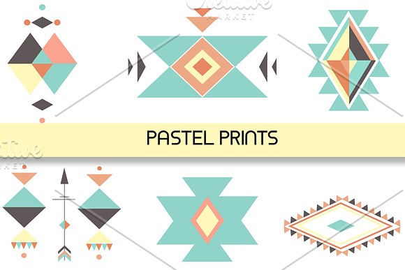 Pastel Aztec Patterns and Prints in Patterns - product preview 7