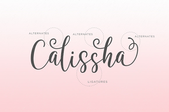 Calissha Font Duo in Script Fonts - product preview 1