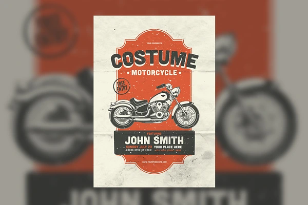 Costume Motorcycle Flyer