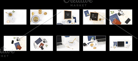 50 Photo - Navy Blue Office Bundle in Graphics - product preview 1