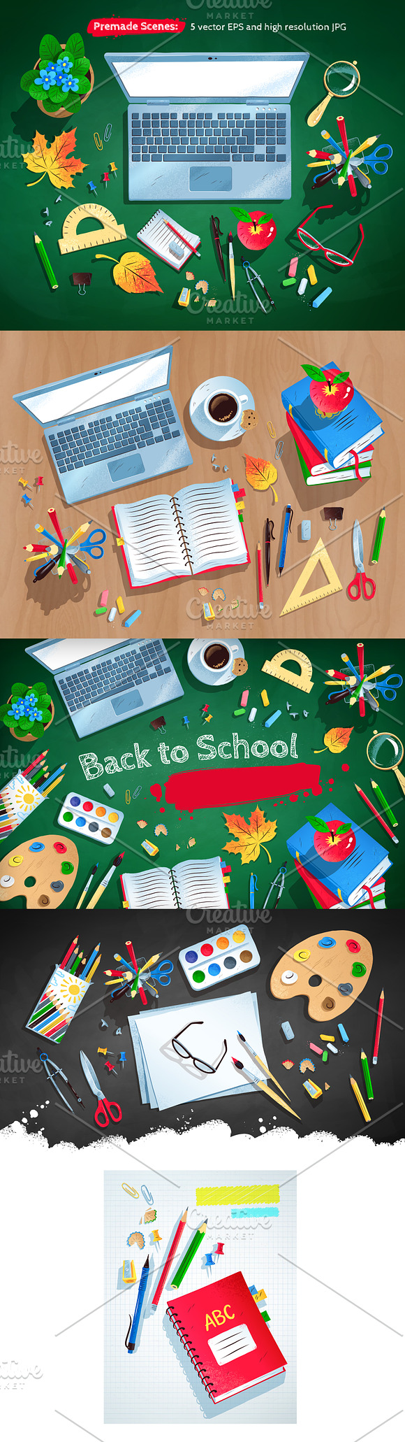 Back to School Scene Creator in Objects - product preview 2