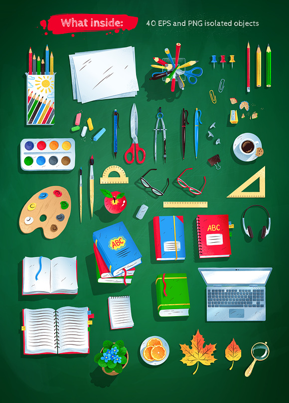 Back to School Scene Creator in Objects - product preview 3