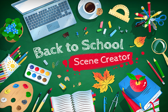Back to School Scene Creator in Objects - product preview 4
