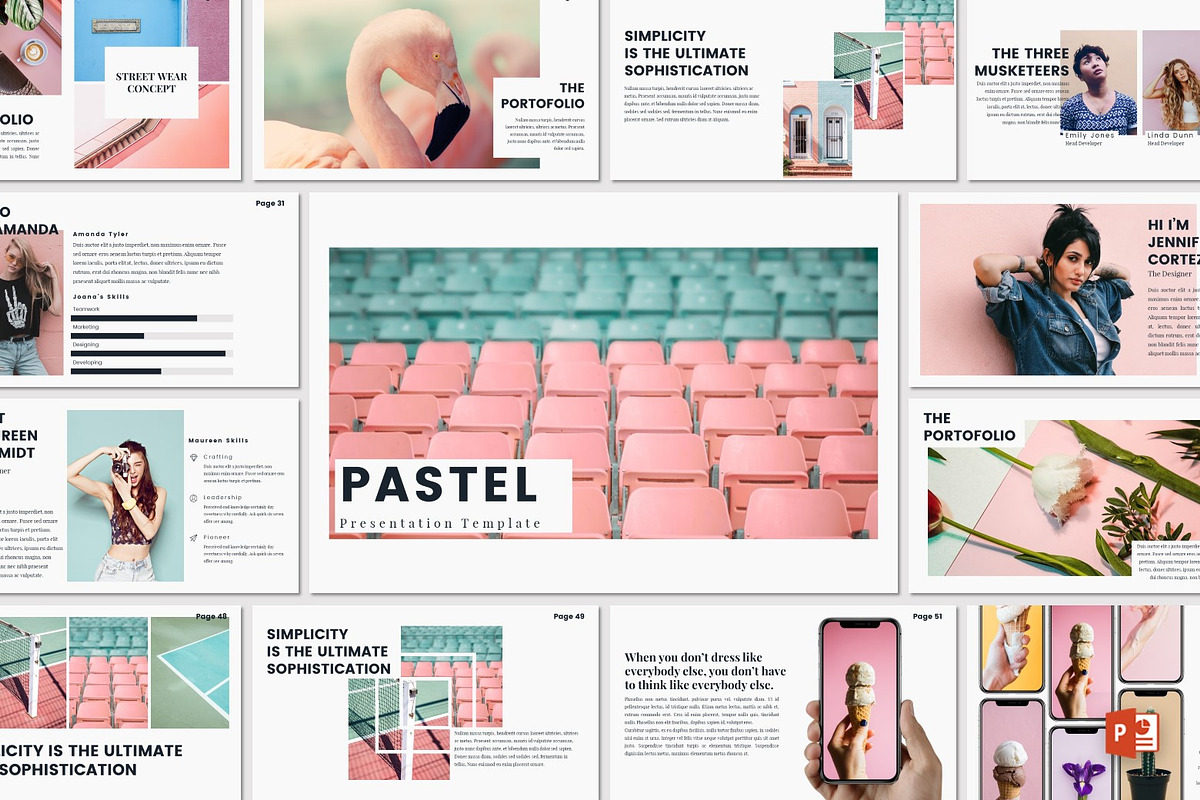 PASTEL - Powerpoint Template in PowerPoint Templates - product preview 8