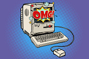 OMG vintage retro computer