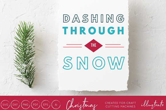 Christmas Typography Bundle in Illustrations - product preview 5