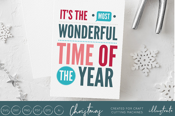 Christmas Typography Bundle in Illustrations - product preview 9